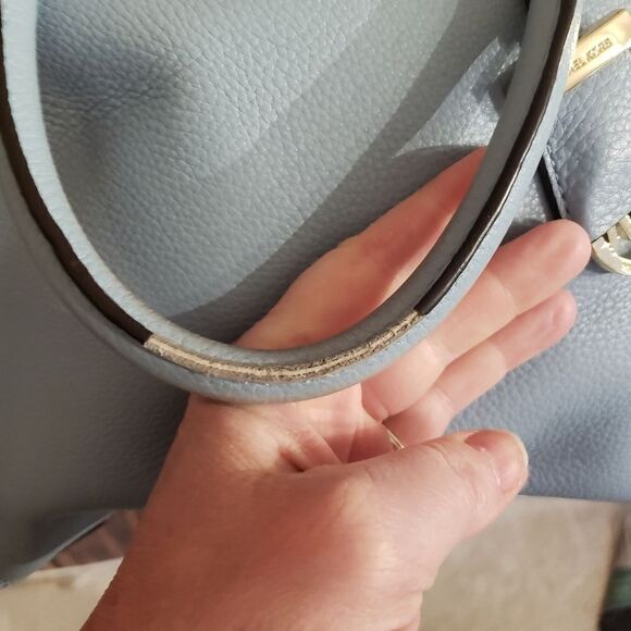 Michael Kors Sky Blue Purse - Picture 10 of 16